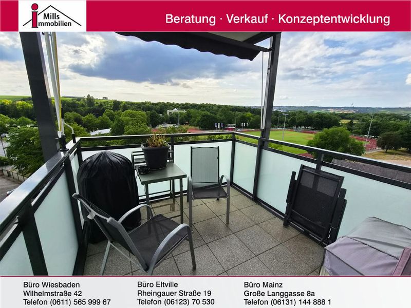 Moderne 3 ZKB-Wohnung mit Sonnenbalkon in zentraler Lage von Nieder-Olm